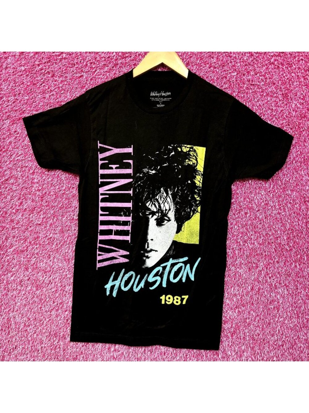 Whitney Houston 1987 Alternate Album Art Dance Pop Tee S